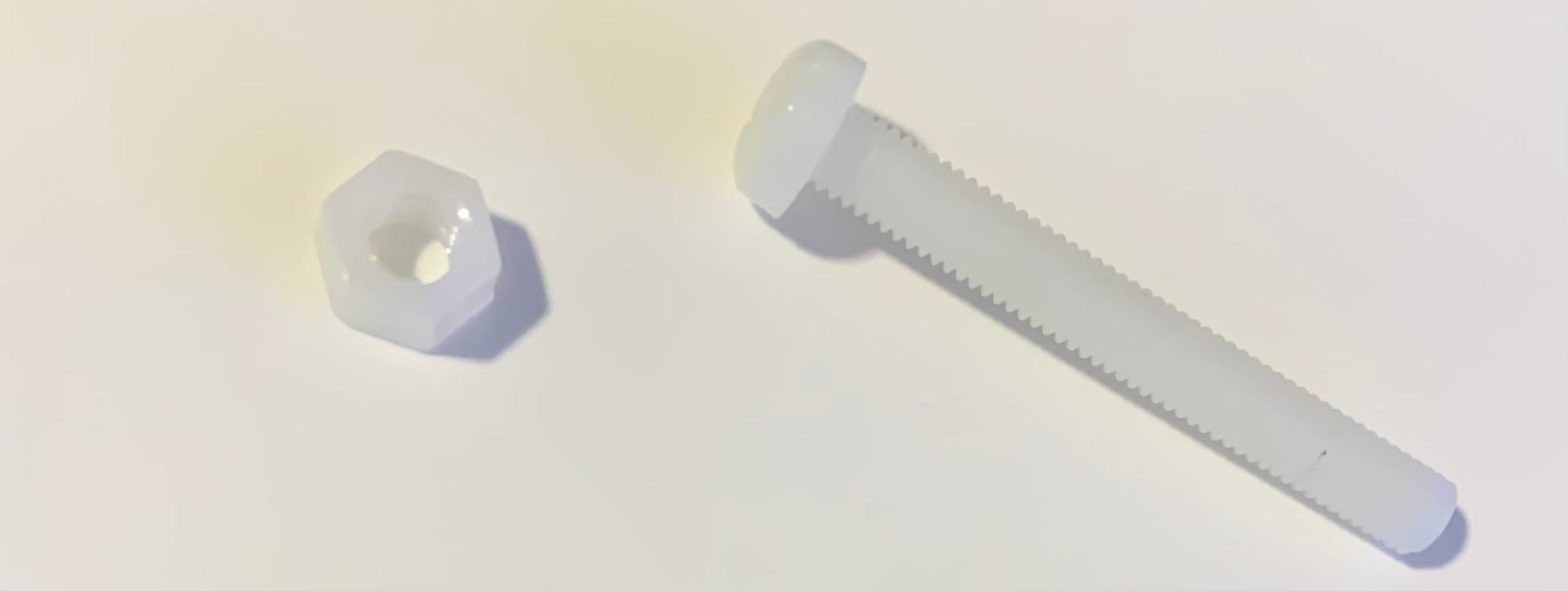 M5 X 40mm Nylon Screw And Nut 1000 Pack - Meter Depot