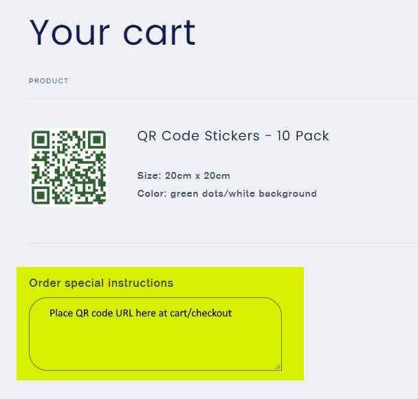 QR Code Stickers - 10 Pack