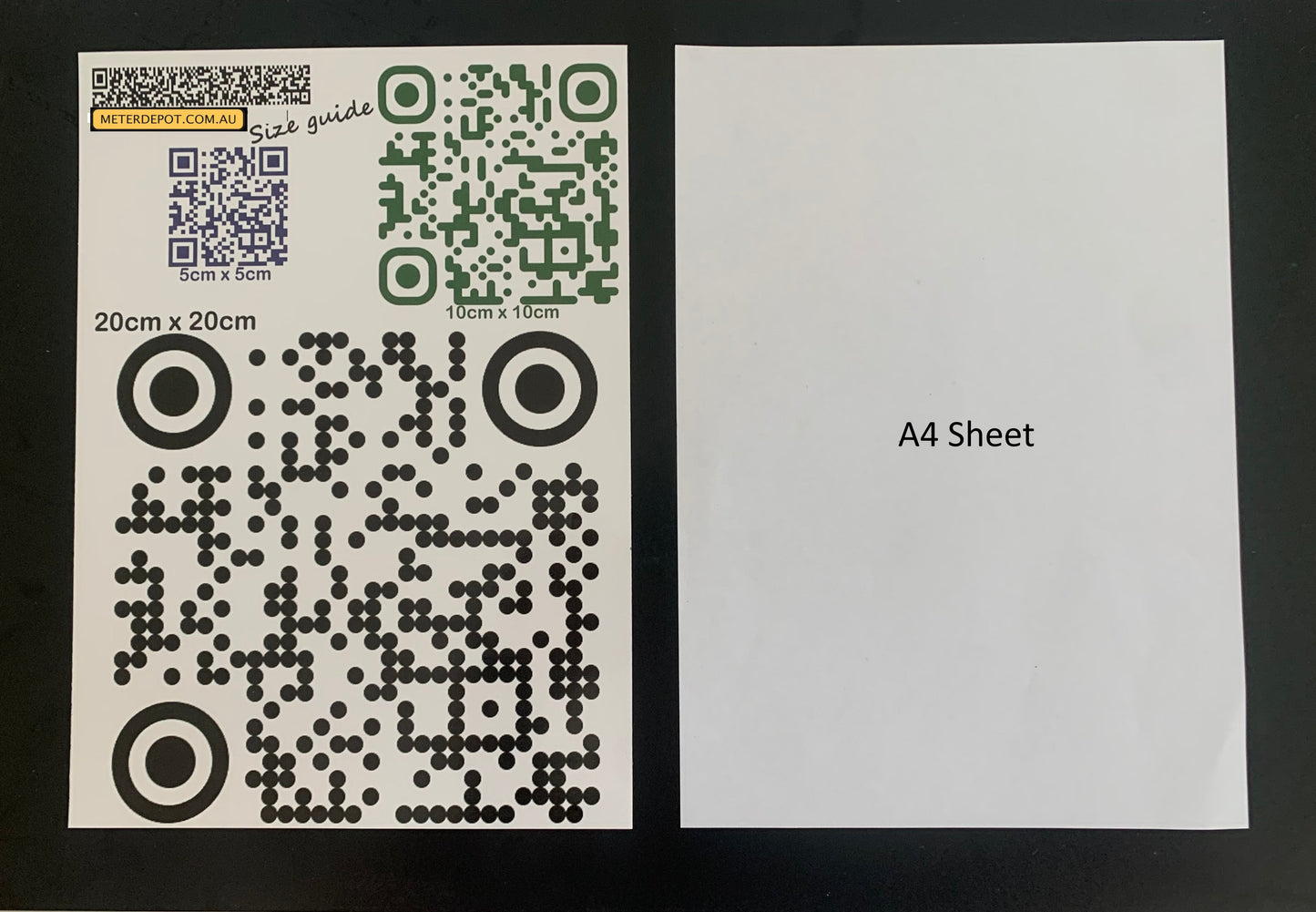 QR Code Stickers - 10 Pack