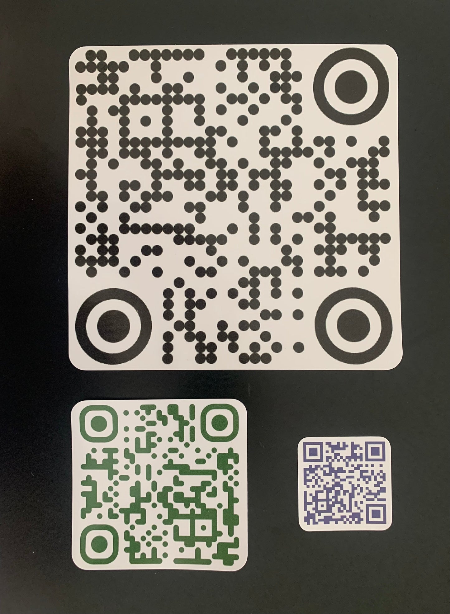 QR Code Stickers - 10 Pack