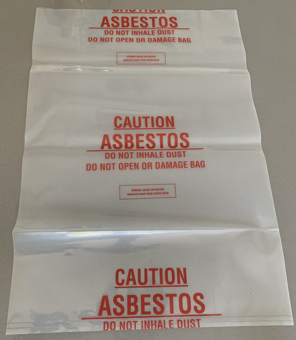 Asbestos bag 700mm x 1100mm 50 pack Meter Depot
