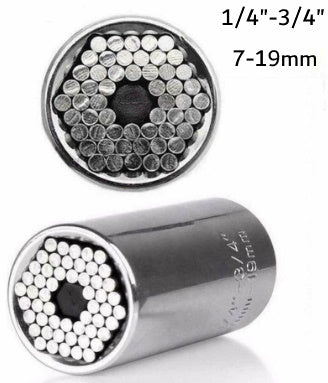 Universal spring-loaded wrench drill bit - Meter Depot